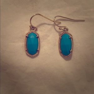 Kendra Scott teal earrings